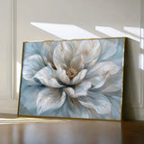 Floral 117 Canvas Art 18" x 24" / 45 x 60 cm / Black