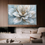 Floral 117 Canvas Art 18" x 24" / 45 x 60 cm / Black