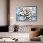 Floral 117 Canvas Art 18" x 24" / 45 x 60 cm / Black