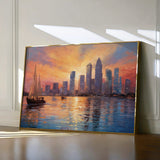 Landscape 117 Canvas Art 18" x 24" / 45 x 60 cm / Black
