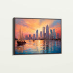 Landscape 117 Canvas Art 18" x 24" / 45 x 60 cm / Black
