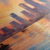 Landscape 117 Canvas Art 18" x 24" / 45 x 60 cm / Black