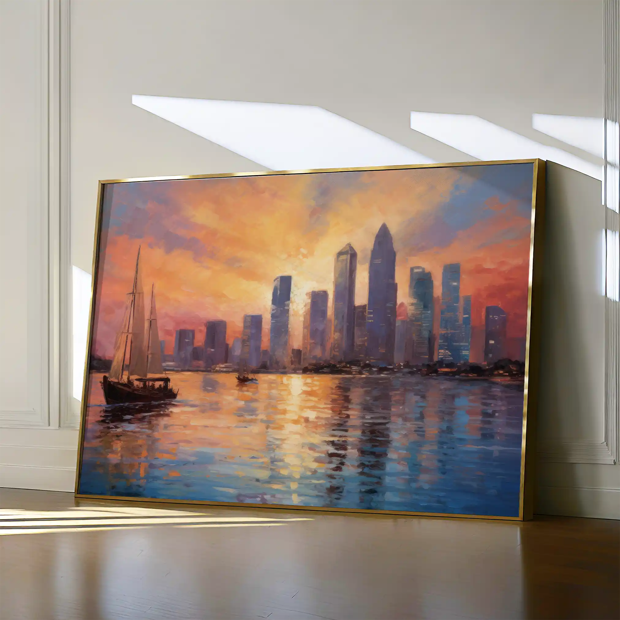 Landscape 117 Canvas Art 60 x 40 cm / Black