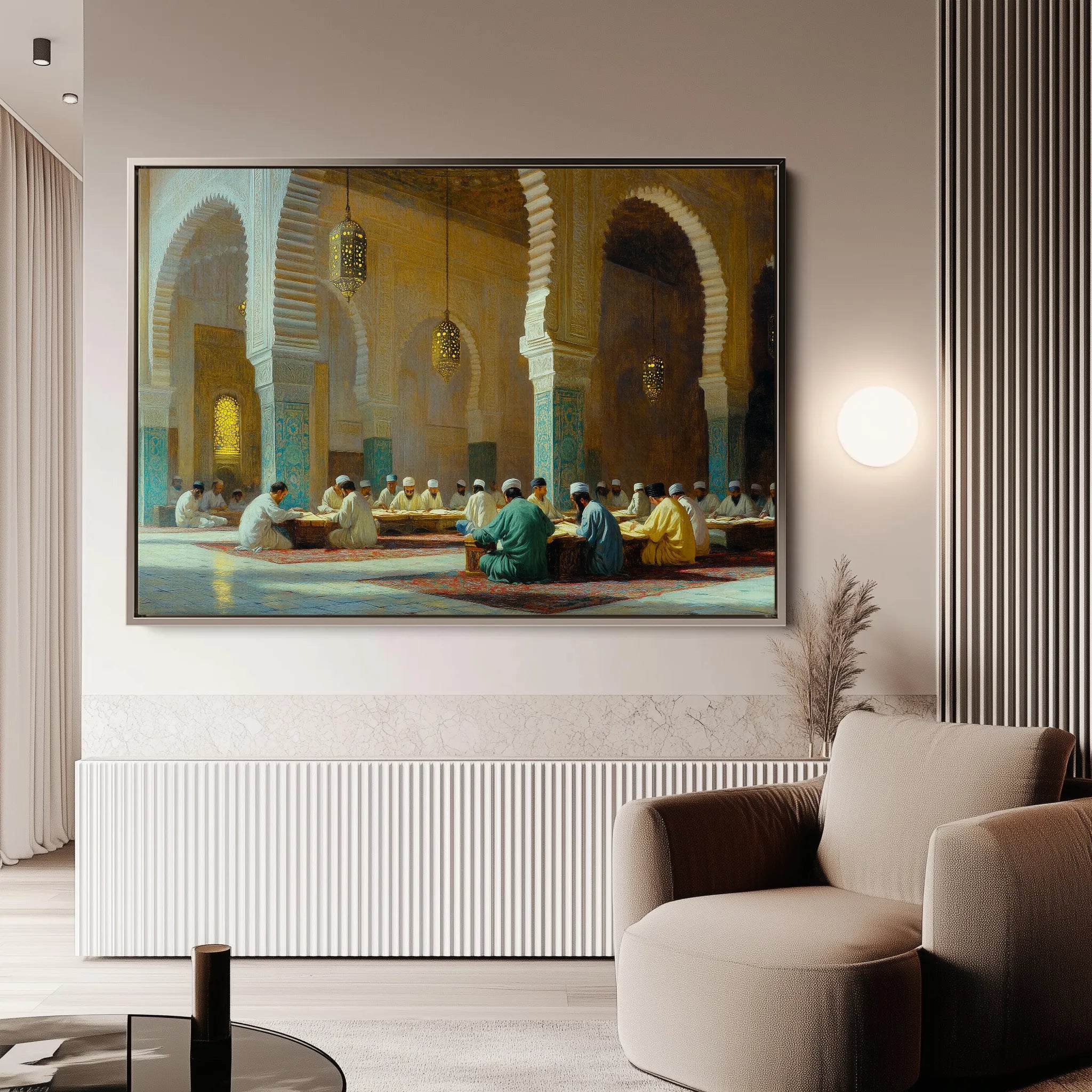 Orientalist 117 Canvas Art 18" x 24" / 45 x 60 cm / Black