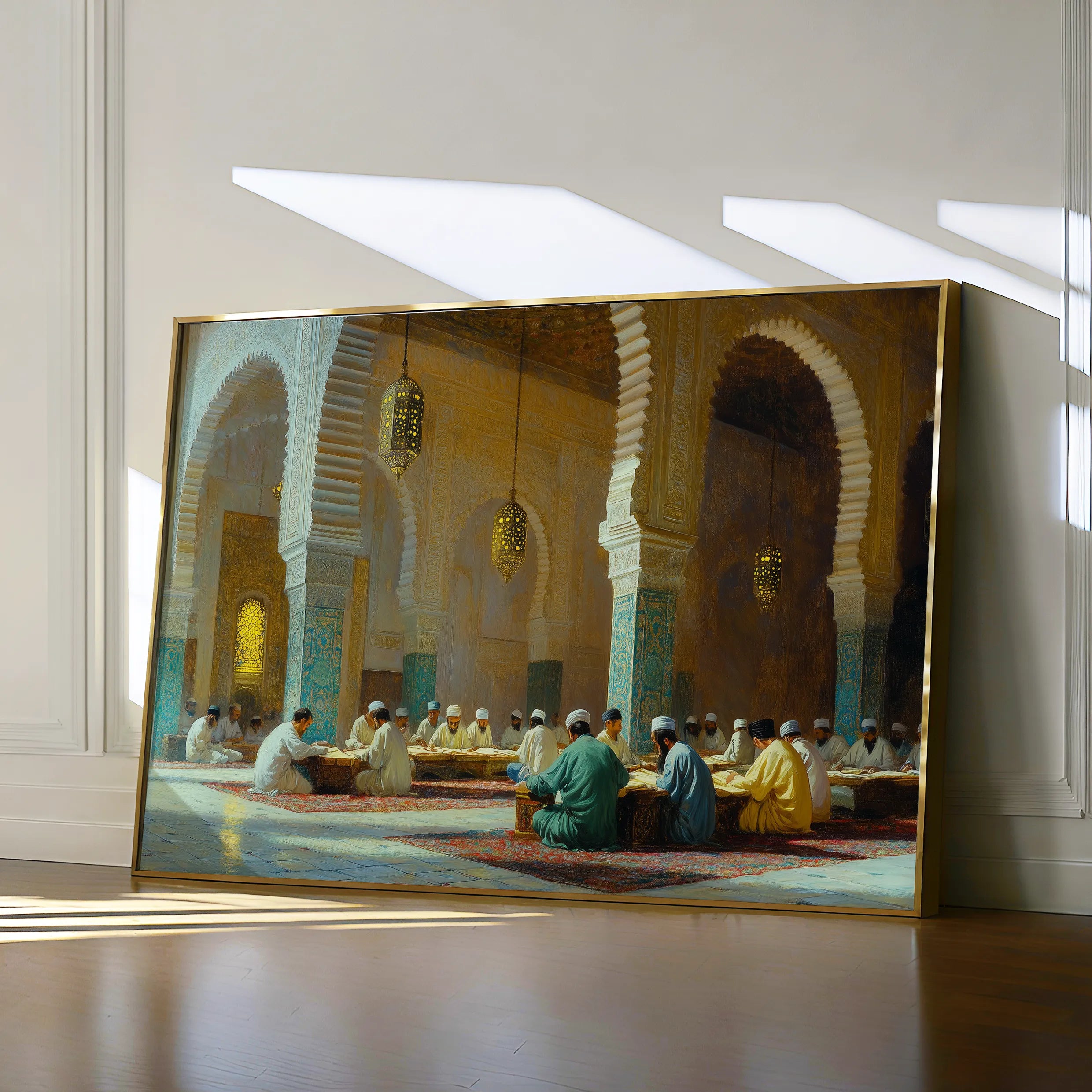 Orientalist 117 Canvas Art 18" x 24" / 45 x 60 cm / Black