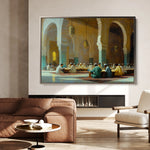 Orientalist 117 Canvas Art 18" x 24" / 45 x 60 cm / Black