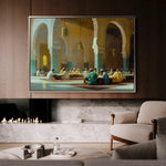 Orientalist 117 Canvas Art 18" x 24" / 45 x 60 cm / Black