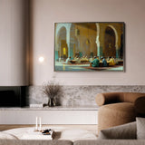 Orientalist 117 Canvas Art 18" x 24" / 45 x 60 cm / Black