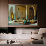 Orientalist 117 Canvas Art 60 x 40 cm / Black