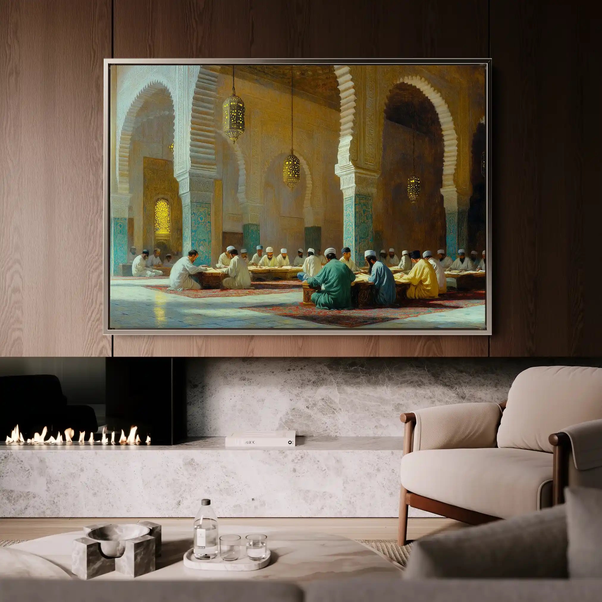 Orientalist 117 Canvas Art 60 x 40 cm / Black