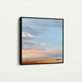 Abstract 1170 Canvas Art 16" x 16" / 40 x 40 cm / Black