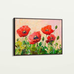 Floral 1170 Canvas Art 18" x 24" / 45 x 60 cm / Black