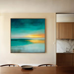 Abstract 1171 Canvas Art 60 x 60 cm / Black