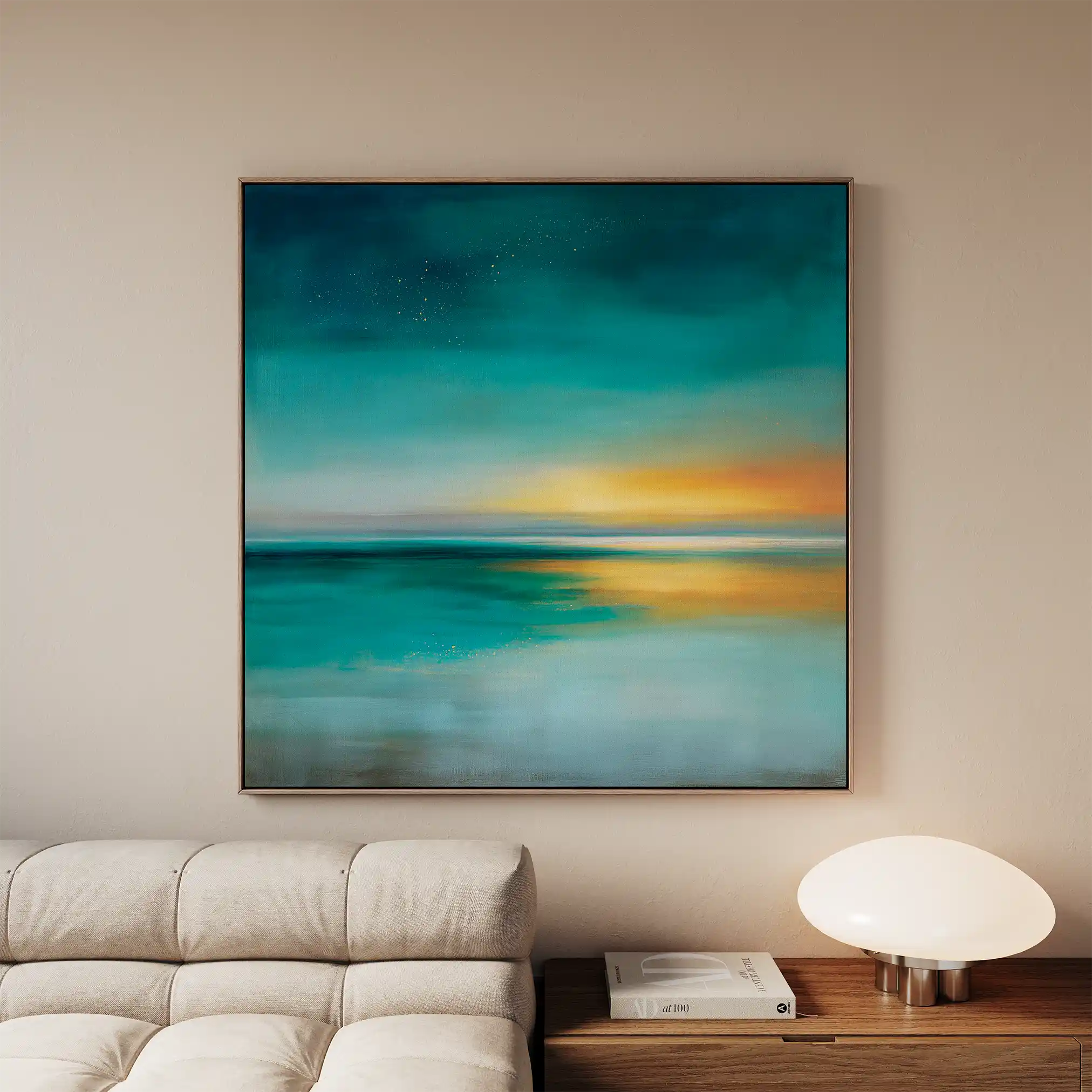 Abstract 1171 Canvas Art 60 x 60 cm / Black