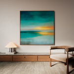Abstract 1171 Canvas Art 60 x 60 cm / Black