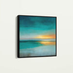Abstract 1171 Canvas Art 60 x 60 cm / Black