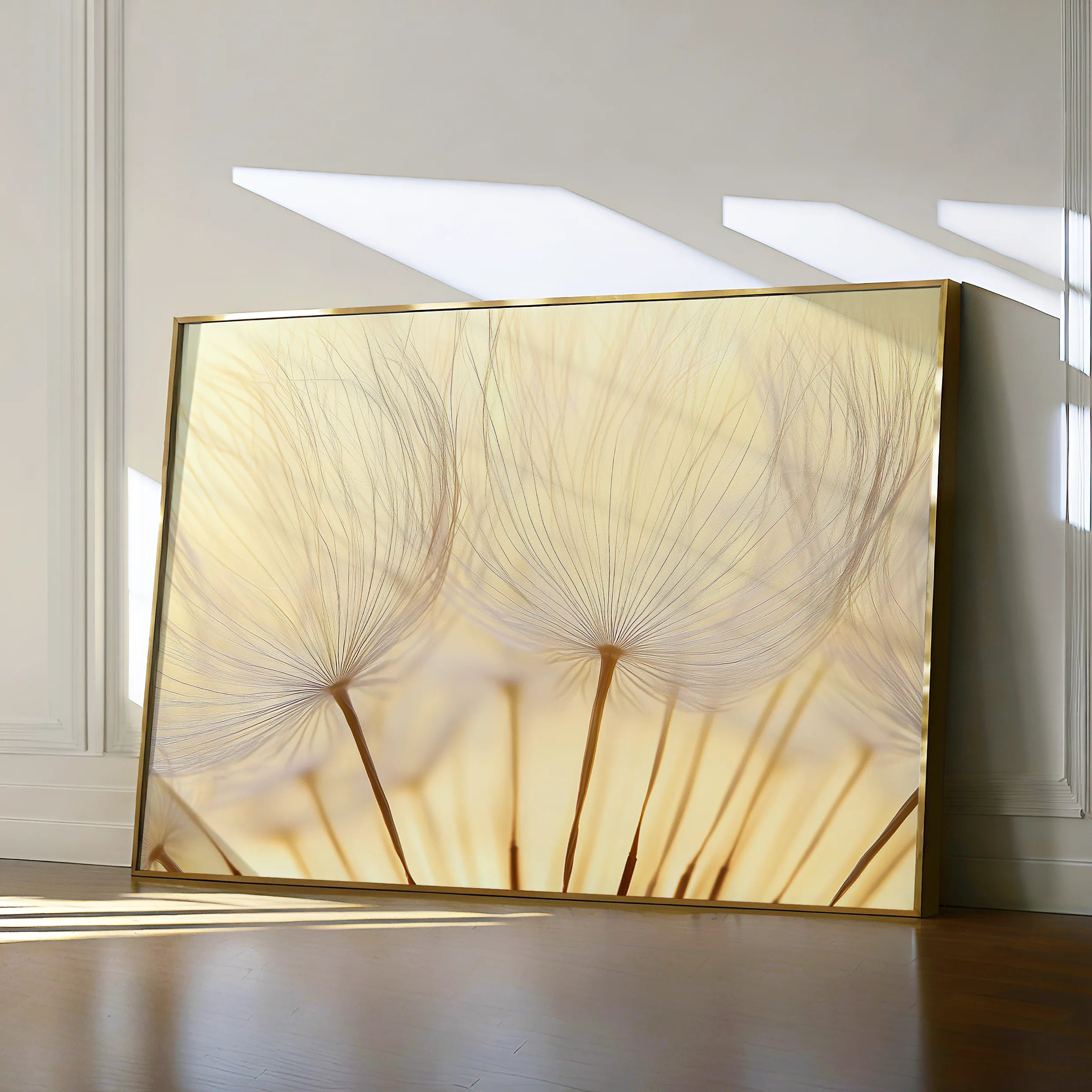 Floral 1171 Canvas Art 18" x 24" / 45 x 60 cm / Black