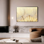 Floral 1171 Canvas Art 18" x 24" / 45 x 60 cm / Black