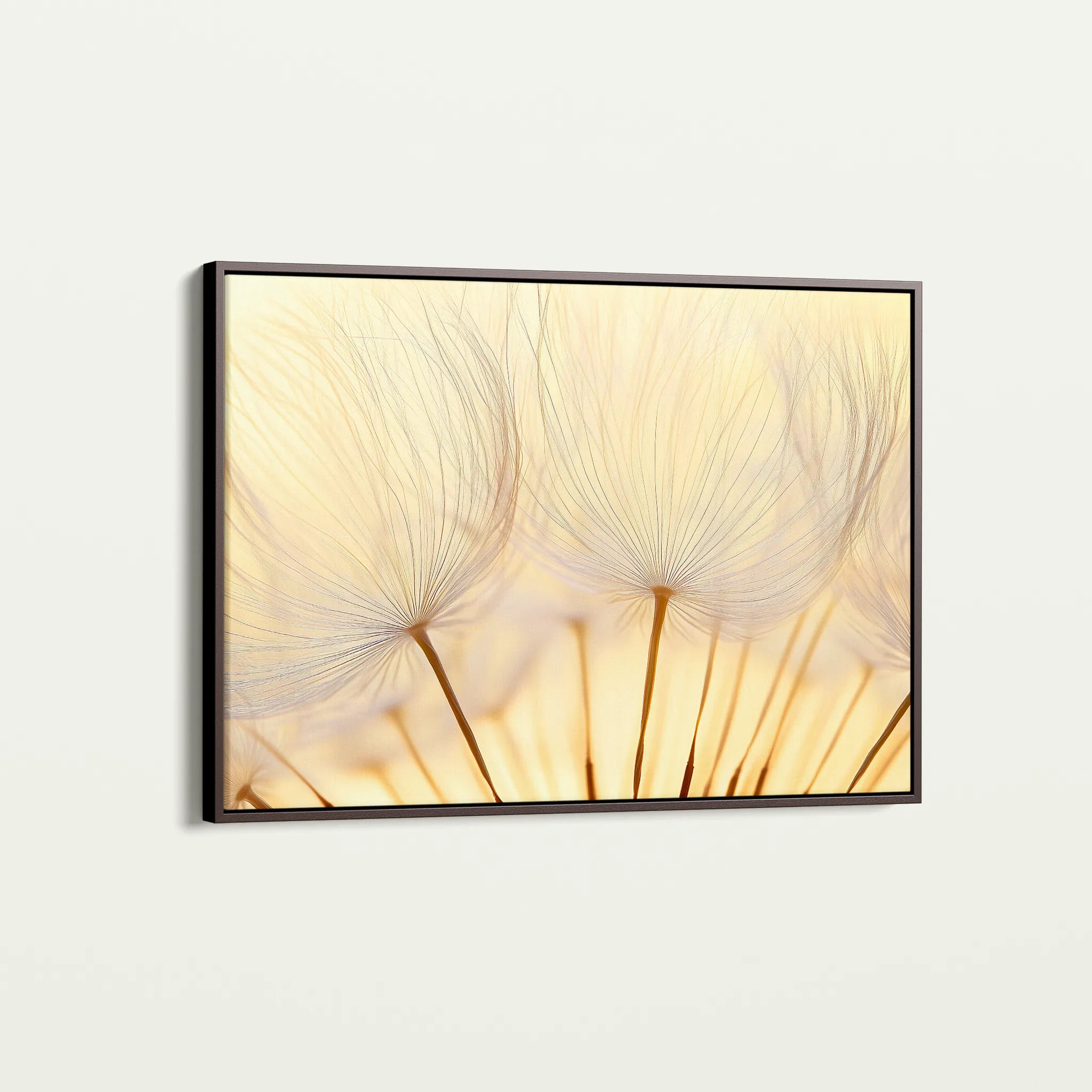 Floral 1171 Canvas Art 18" x 24" / 45 x 60 cm / Black