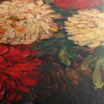Floral 1172 Canvas Art 18" x 24" / 45 x 60 cm / Black
