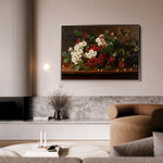 Floral 1173 Canvas Art 18" x 24" / 45 x 60 cm / Black