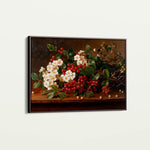 Floral 1173 Canvas Art 18" x 24" / 45 x 60 cm / Black