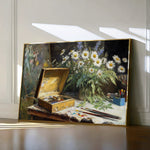 Floral 1174 Canvas Art 18" x 24" / 45 x 60 cm / Black