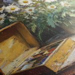 Floral 1174 Canvas Art 18" x 24" / 45 x 60 cm / Black