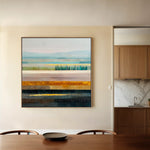 Abstract 1175 Canvas Art 60 x 60 cm / Black