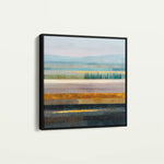 Abstract 1175 Canvas Art 60 x 60 cm / Black