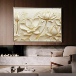 Floral 1175 Canvas Art 60 x 40 cm / Black