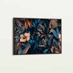 Floral 1176 Canvas Art 18" x 24" / 45 x 60 cm / Black