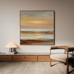Abstract 1177 Canvas Art 60 x 60 cm / Black