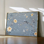 Floral 1177 Canvas Art 18" x 24" / 45 x 60 cm / Black