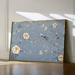 Floral 1177 Canvas Art 60 x 40 cm / Black