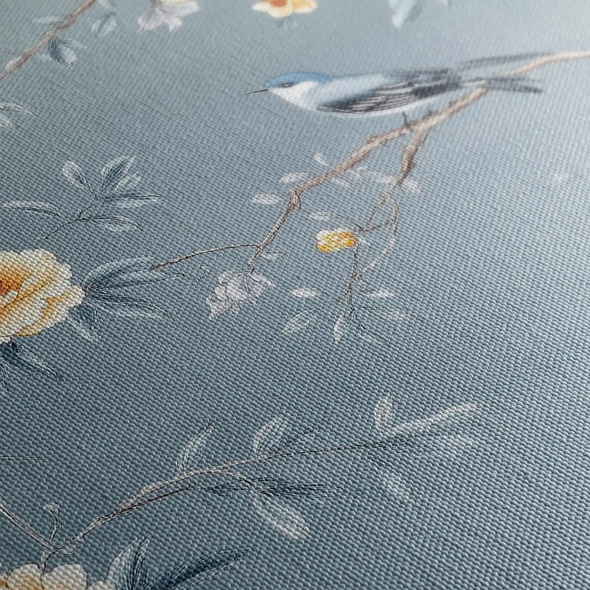 Floral 1177 Canvas Art 60 x 40 cm / Black