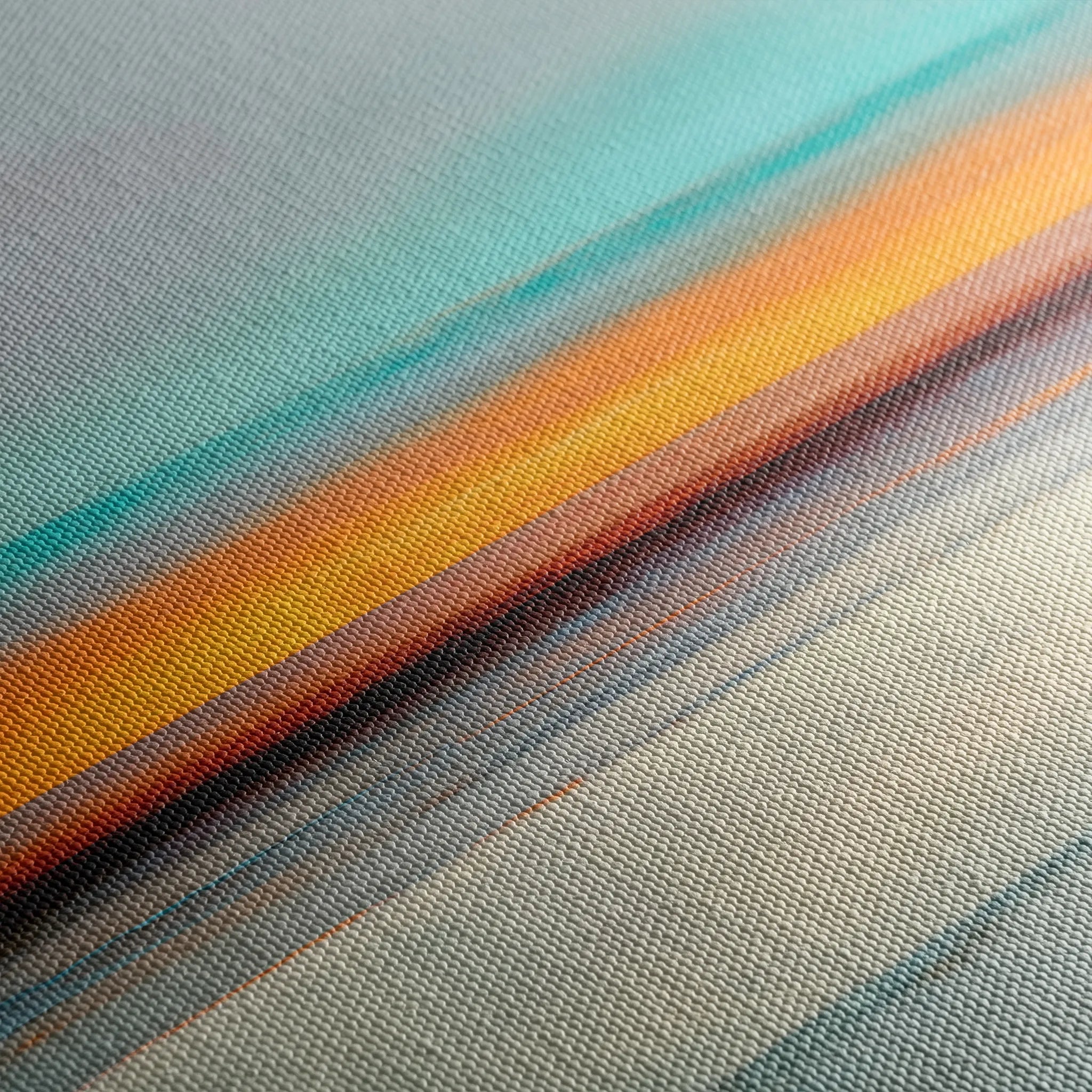 Abstract 1178 Canvas Art 16" x 16" / 40 x 40 cm / Black