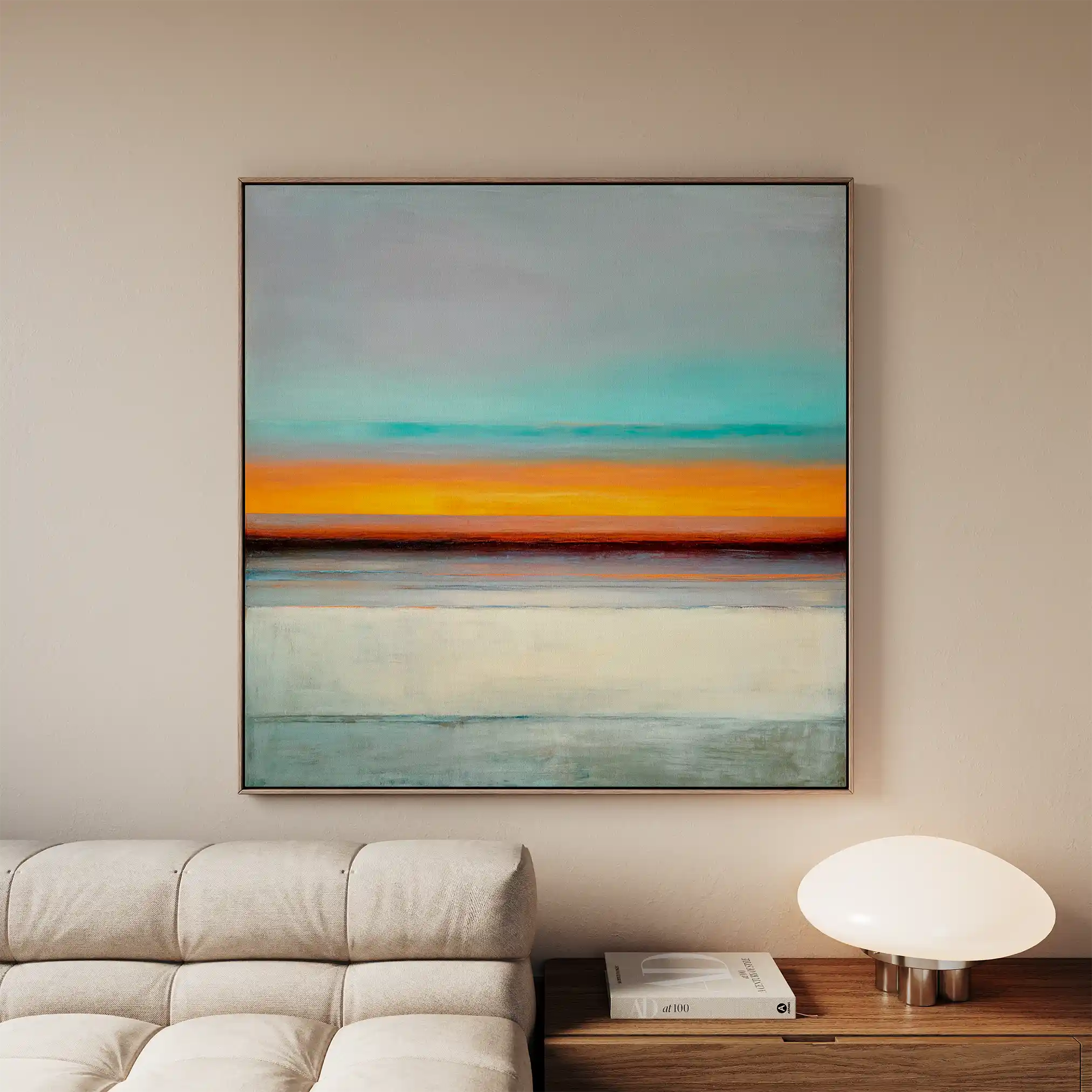Abstract 1178 Canvas Art 60 x 60 cm / Black