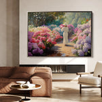 Floral 1178 Canvas Art 18" x 24" / 45 x 60 cm / Black