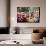 Floral 1178 Canvas Art 18" x 24" / 45 x 60 cm / Black