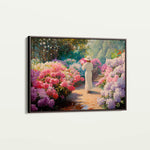 Floral 1178 Canvas Art 18" x 24" / 45 x 60 cm / Black