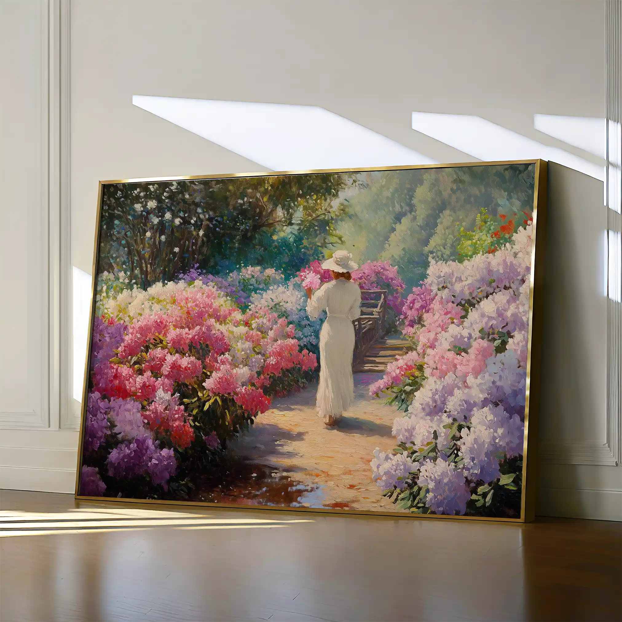 Floral 1178 Canvas Art 60 x 40 cm / Black