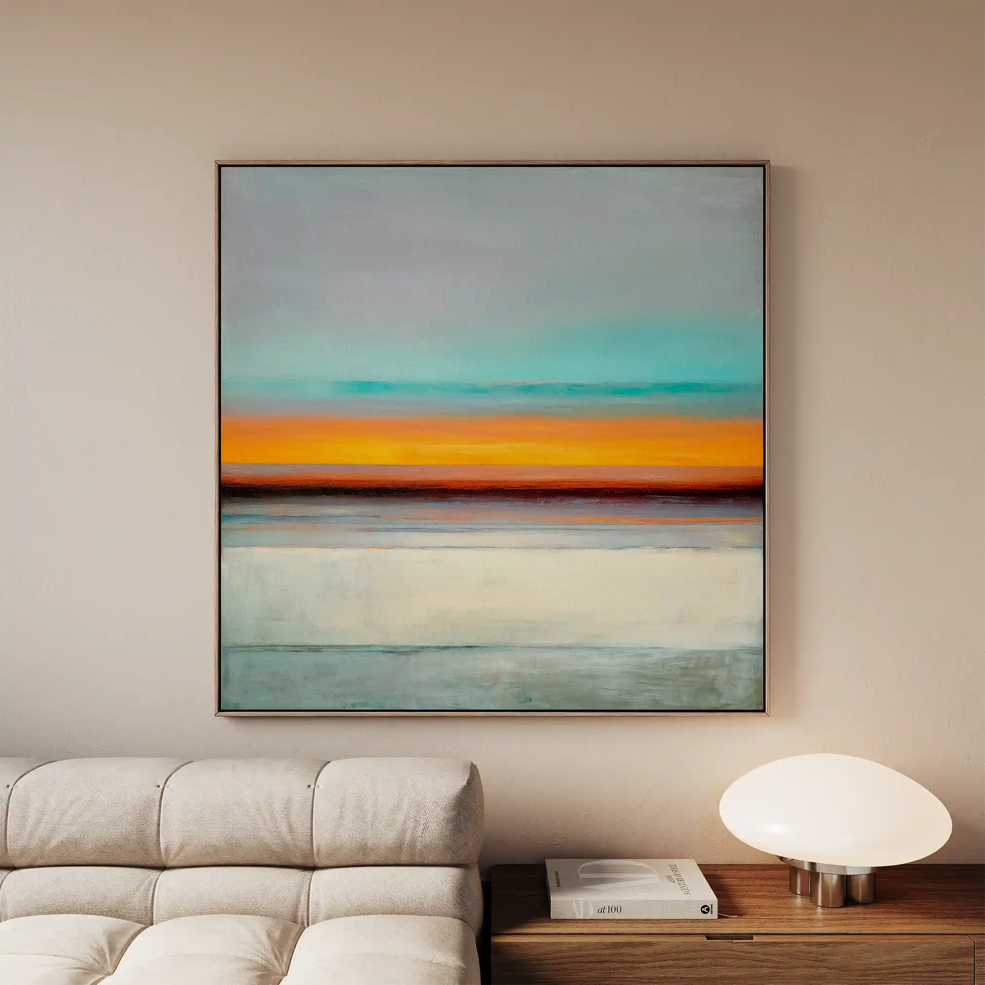 Abstract 1179 Canvas Art 60 x 60 cm / Black