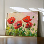 Floral 1179 Canvas Art 18" x 24" / 45 x 60 cm / Black