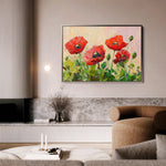Floral 1179 Canvas Art 18" x 24" / 45 x 60 cm / Black