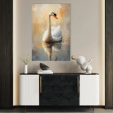 Animals 118 Canvas Art 18" x 24" / 45 x 60 cm / Black