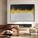 Abstract 118 Canvas Art 60 x 40 cm / Black