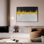 Abstract 118 Canvas Art 60 x 40 cm / Black