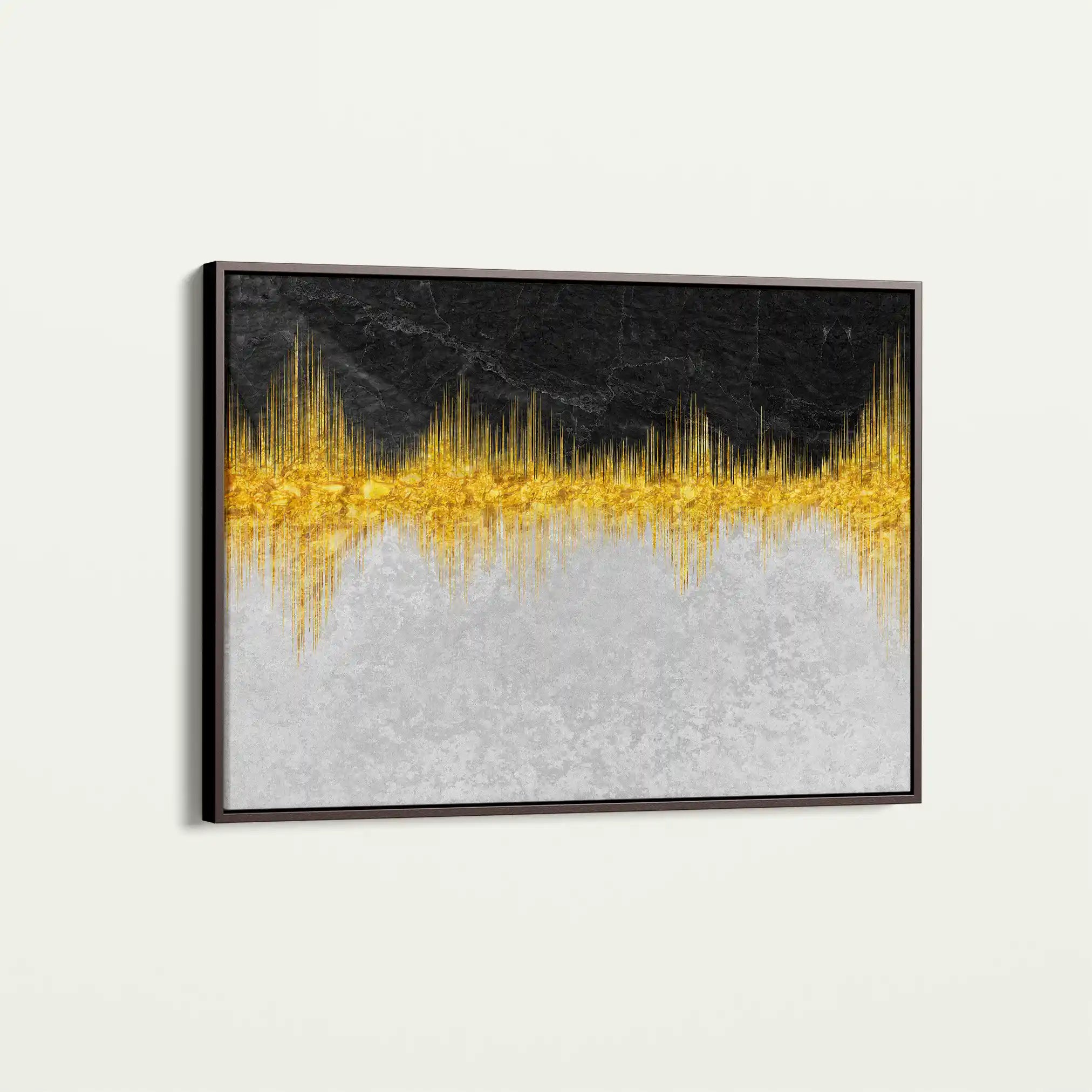 Abstract 118 Canvas Art 60 x 40 cm / Black
