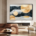 Boho 118 Canvas Art 60 x 40 cm / Black